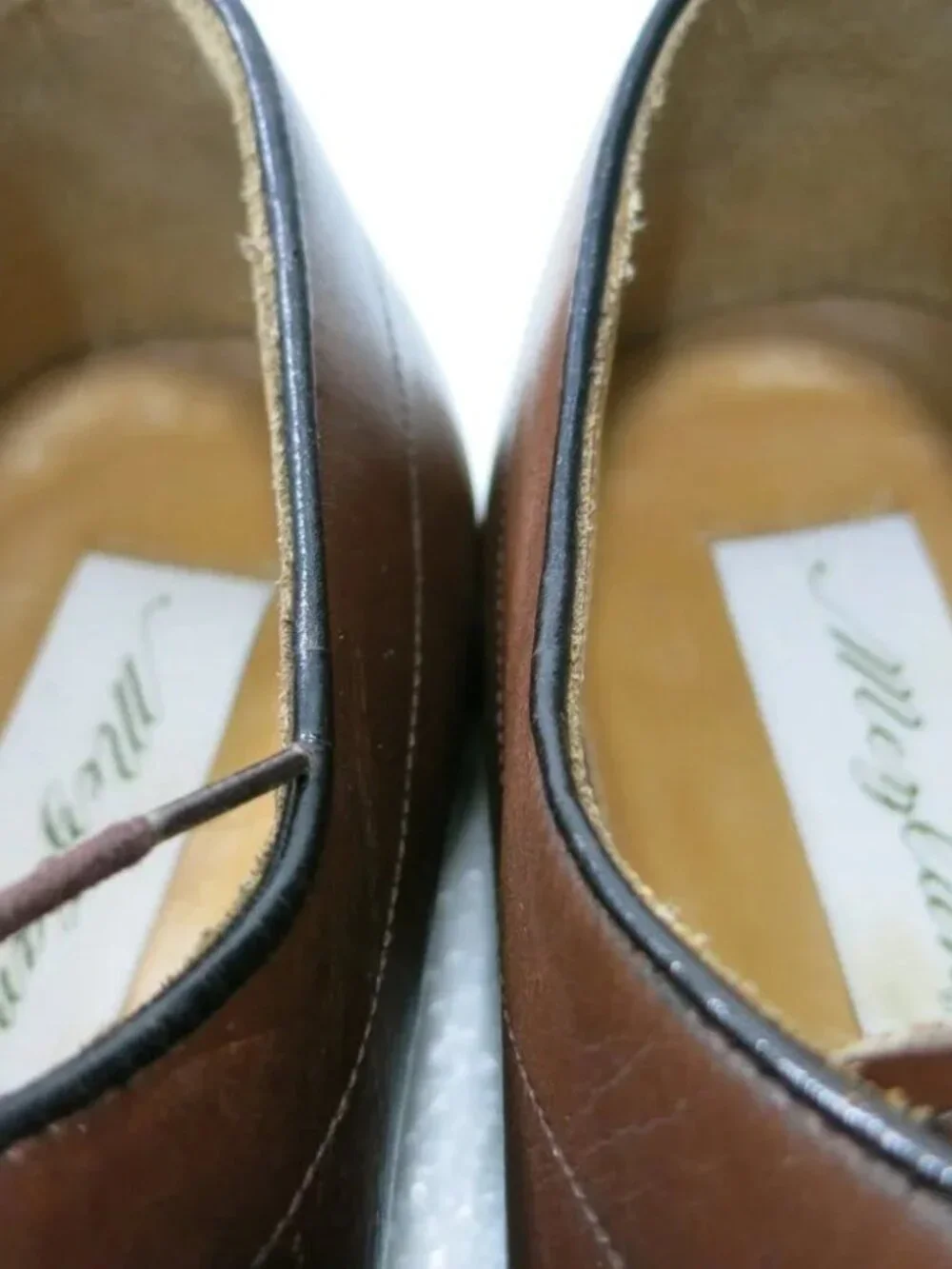 Mezlan Palmetto Split Top Leather Dress Oxfords Shoes Footwear Men's Sz 10 W